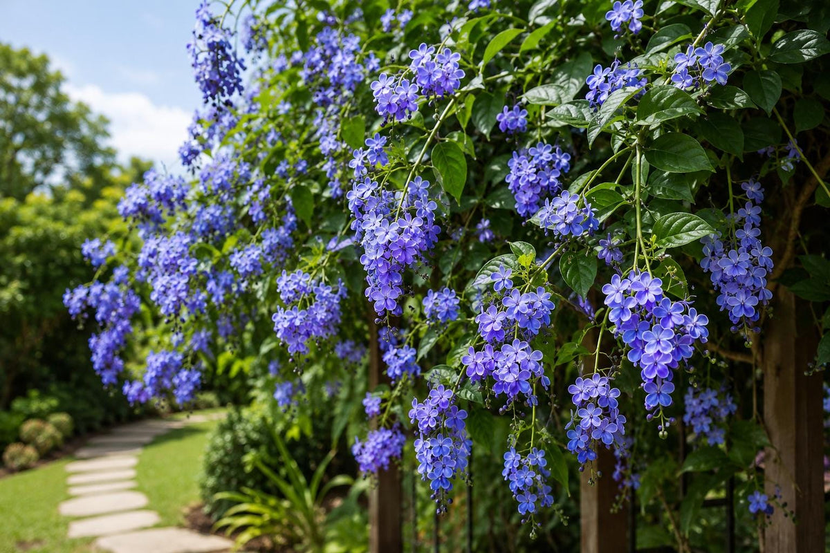 Butterfly Bush Plant - Bi-Color Flower Power Buddleia davidii, 8-10 Inches Tall, Attracts Butterflies & Hummingbirds