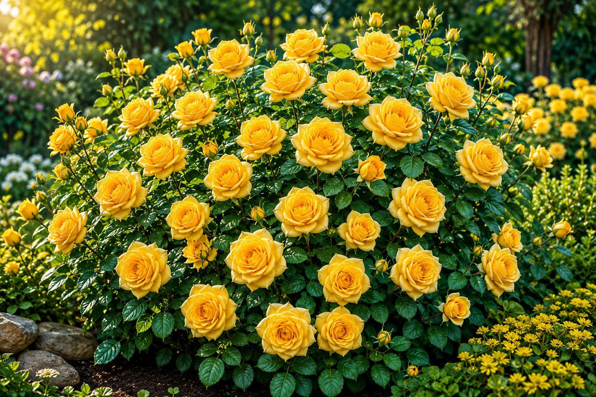 20pcs Yellow Climbing Rose Seeds - Non-GMO Heirloom Rosa 'Climbing Yellow' for Garden Trellises & Fences