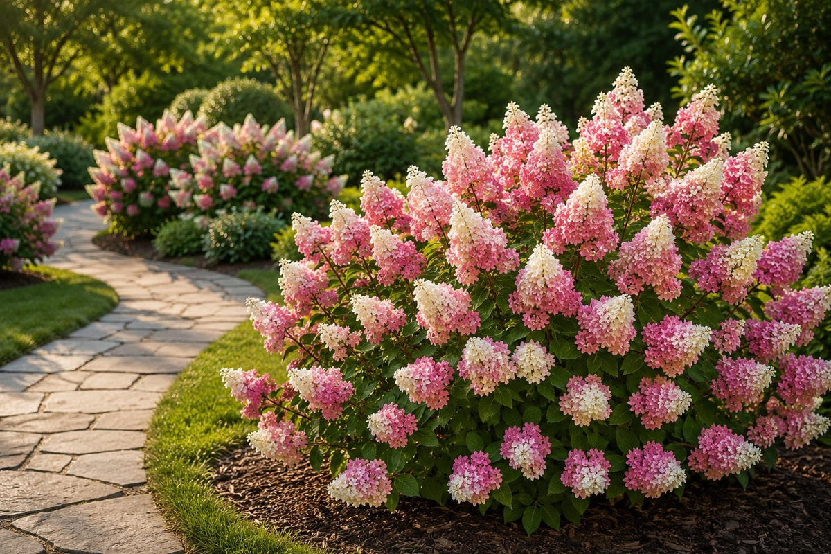 50 Panicle Hydrangea Seeds - Two-Tone Pink White Flowers - Hydrangea paniculata for Landscaping and Garden