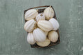 Mashed Potato Squash Seeds – White Winter Cucurbita maxima Vegetable Garden Seeds for Home Growing