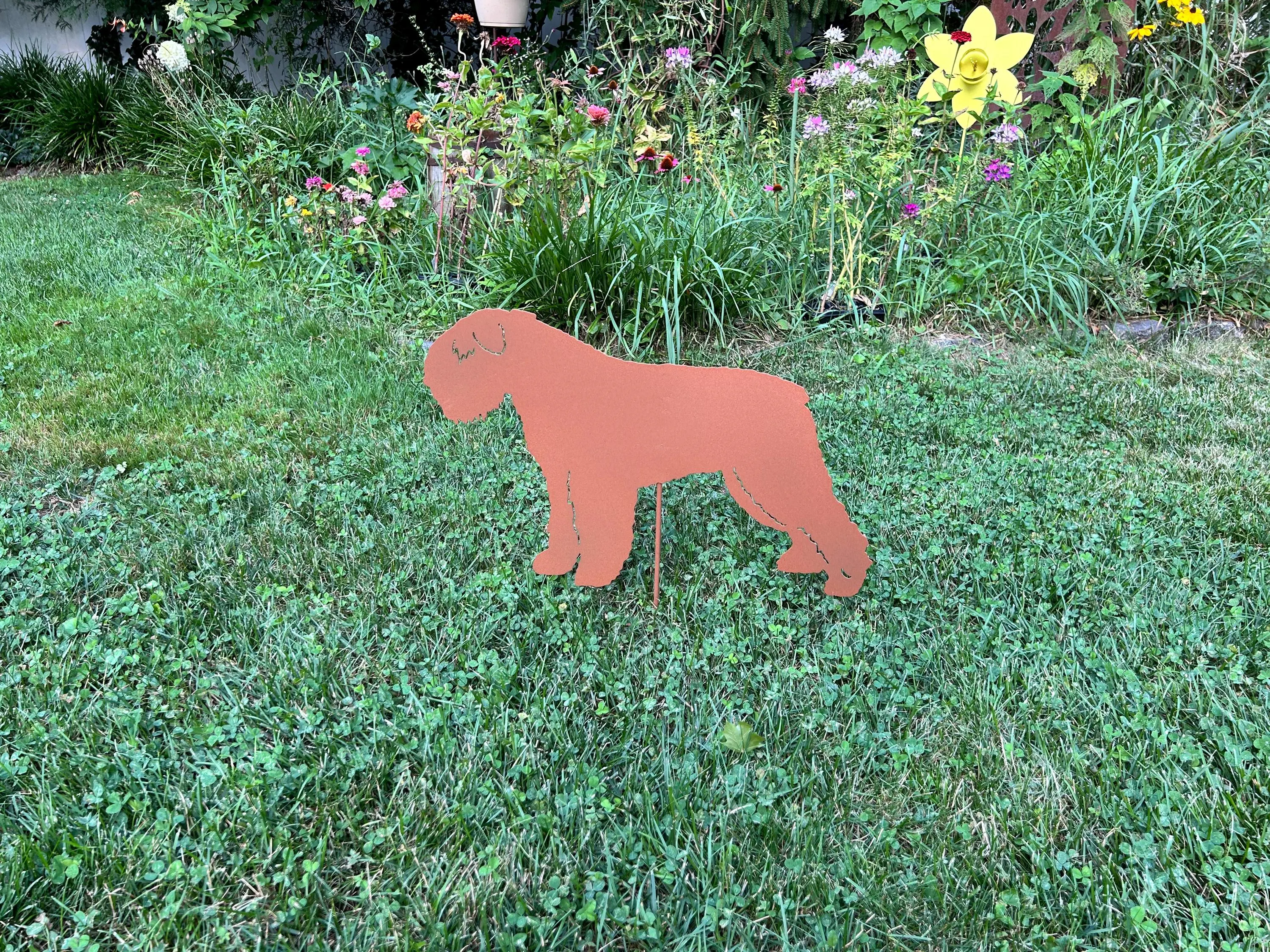 Bouvier des Flandres Garden Stake or Dog Wall Art