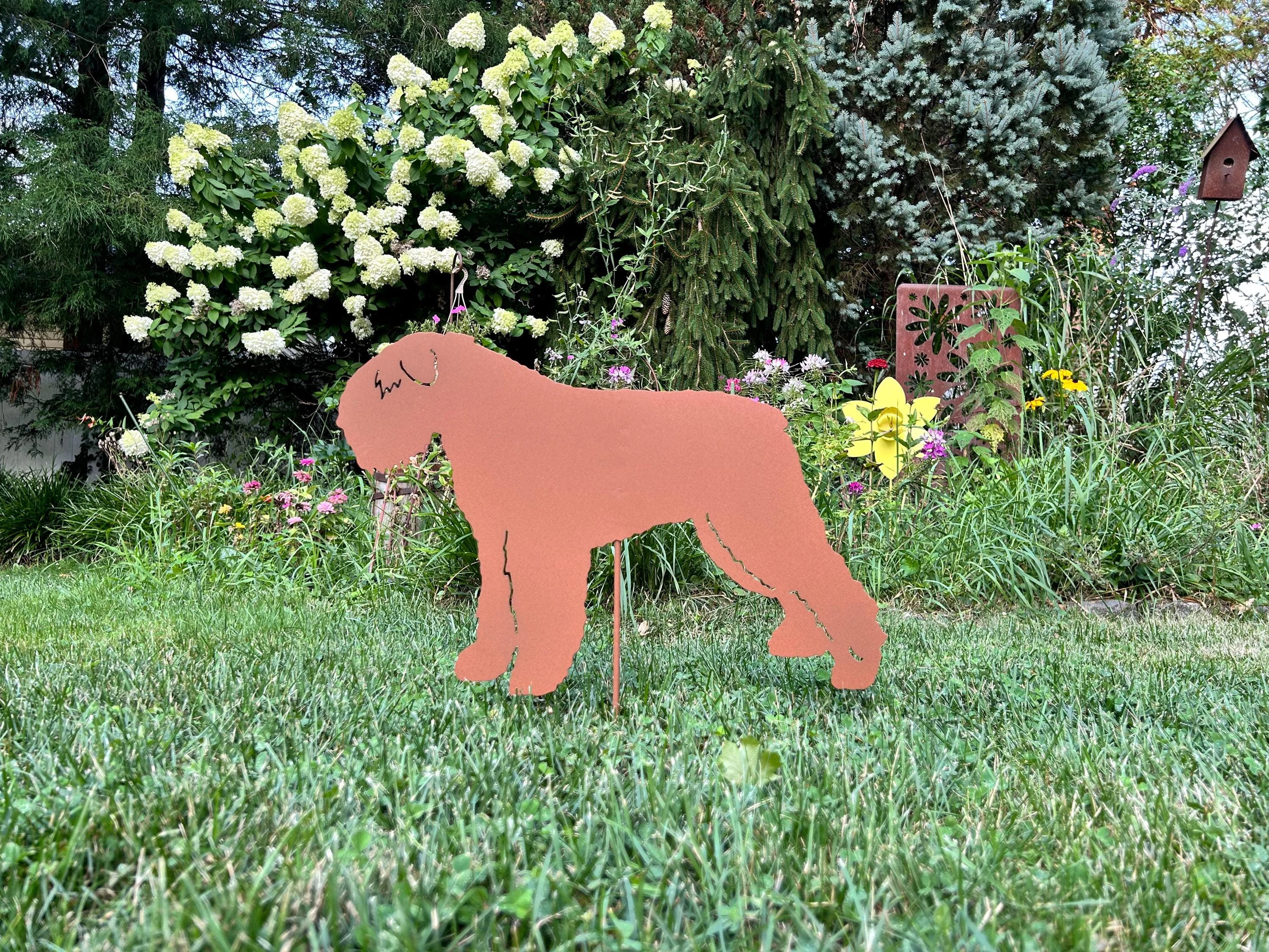 Bouvier des Flandres Garden Stake or Dog Wall Art