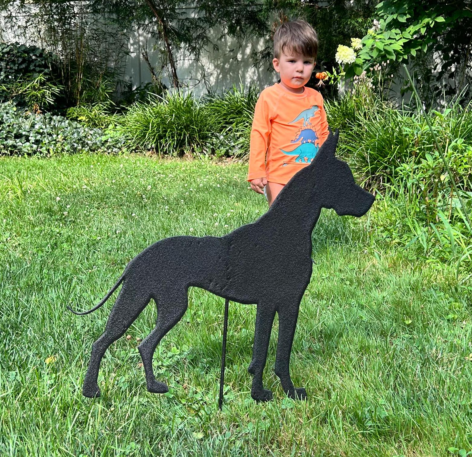 Great Dane Garden Stake or Wall Hanging (style 1)