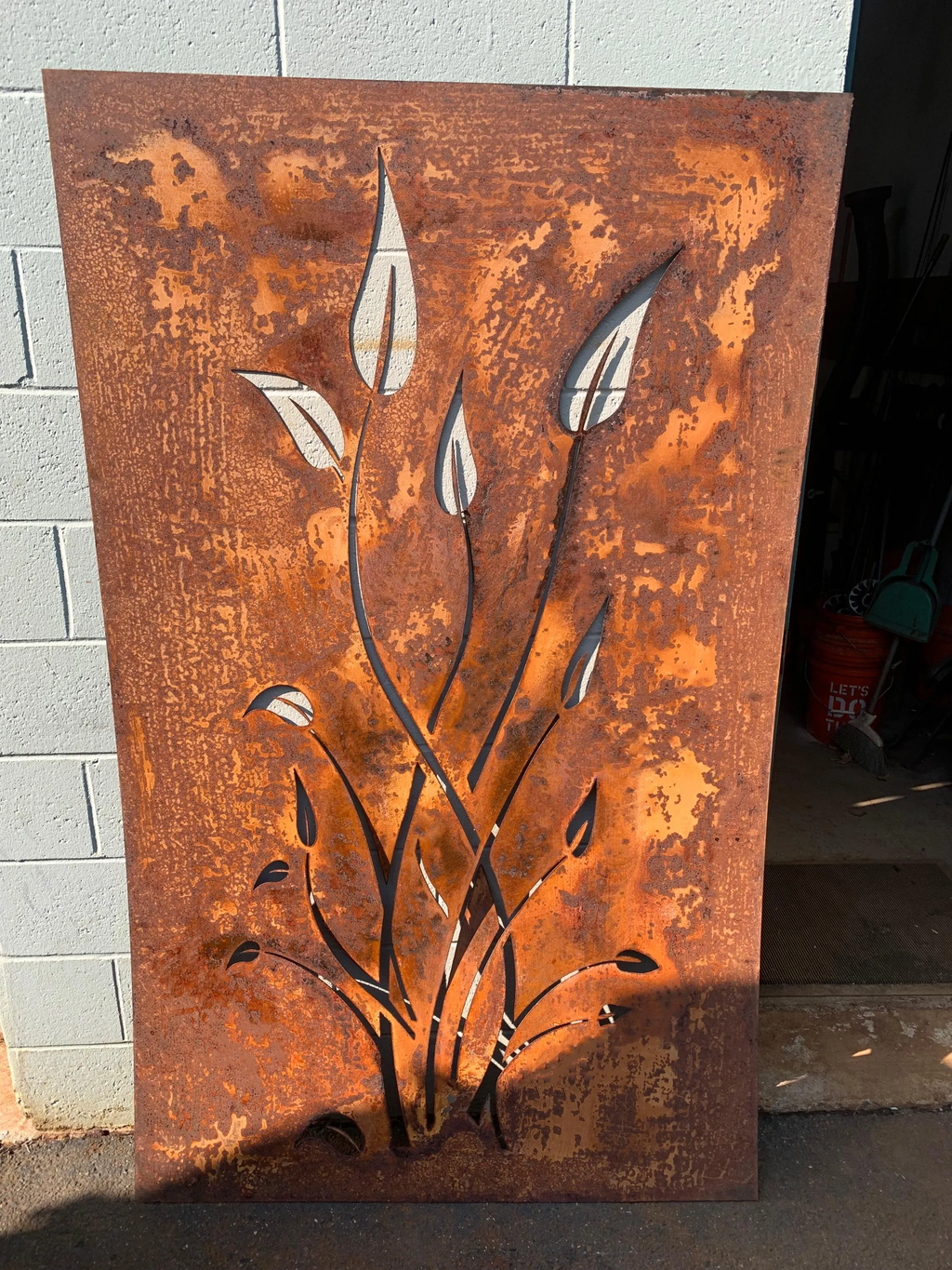 Outdoor Privacy Screens or Outdoor Metal Wall Art (46" Inch)