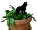 Siberian Husky Plant Stake