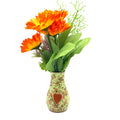 Calliope Heart Vase - Green Garden
