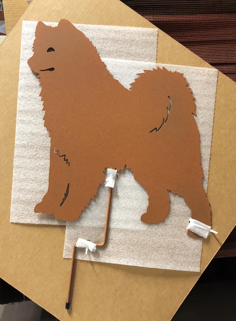 Samoyed Garden Stake or Dog Wall Art