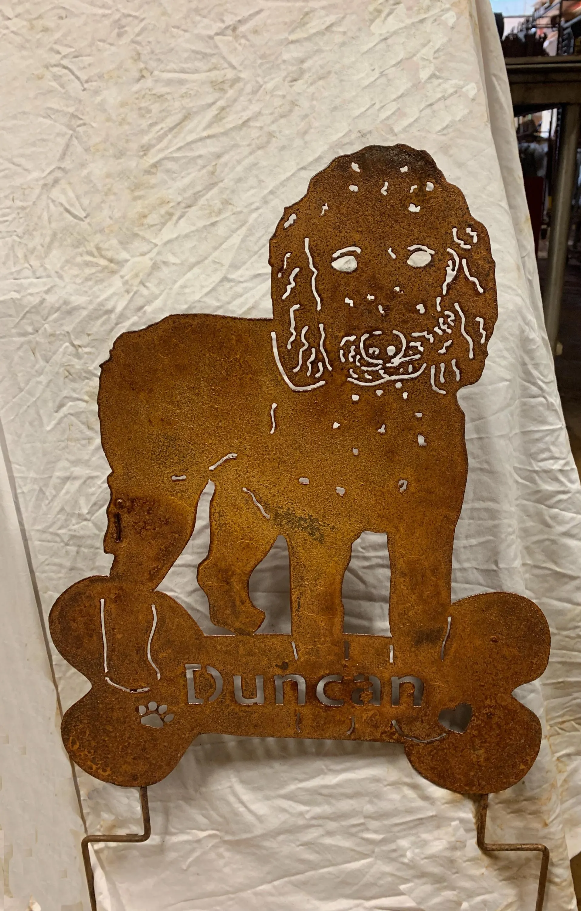 Goldendoodle Garden Stake or Dog Wall Art