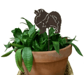 Keeshond Plant Stake