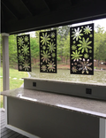 Outdoor Metal Garden Privacy Screen Panels (60” & 72”) – Heavy-Duty Steel for Patio & Fence
