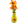 Calliope Heart Vase - Green Confetti