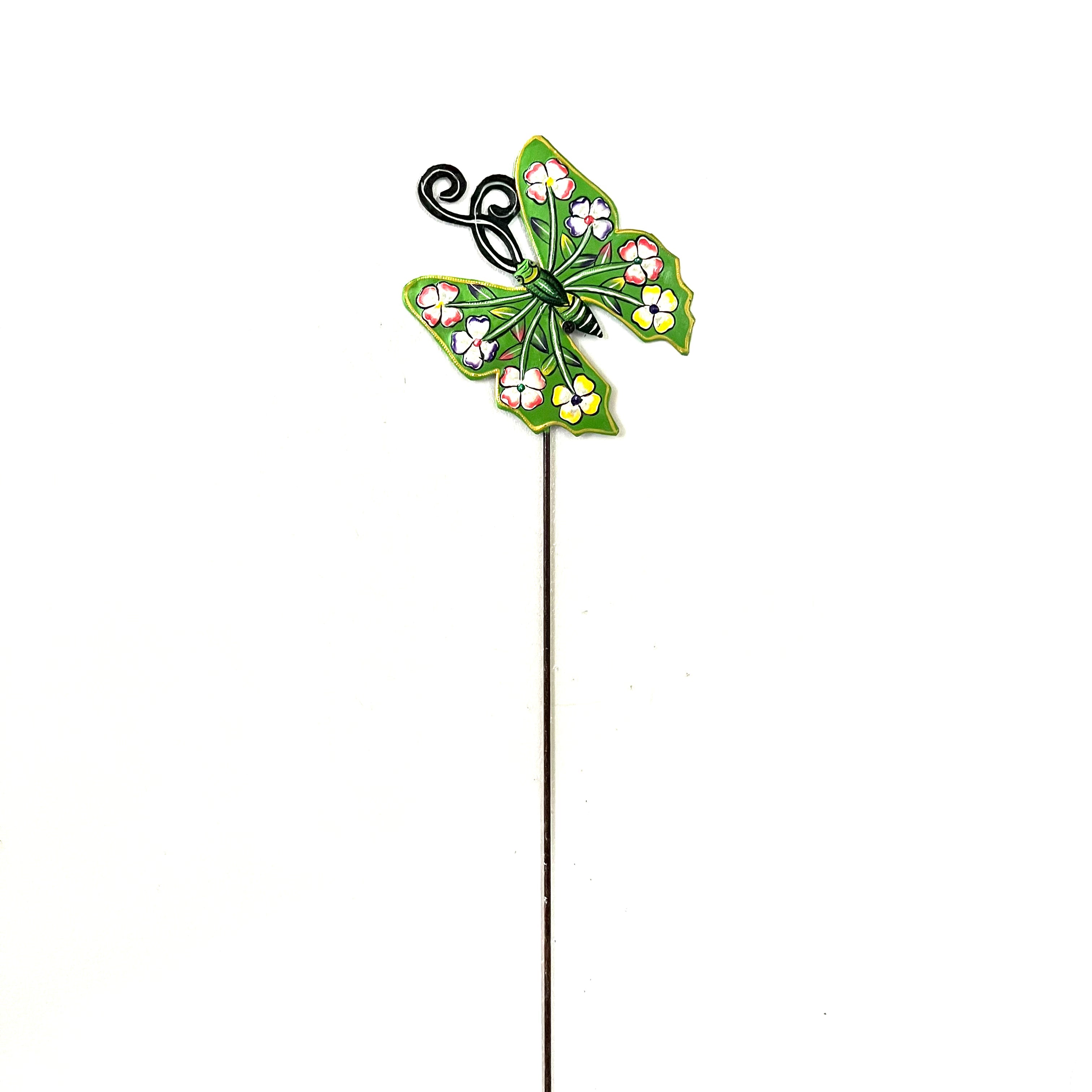 Green Bouquet Butterfly Garden Stake