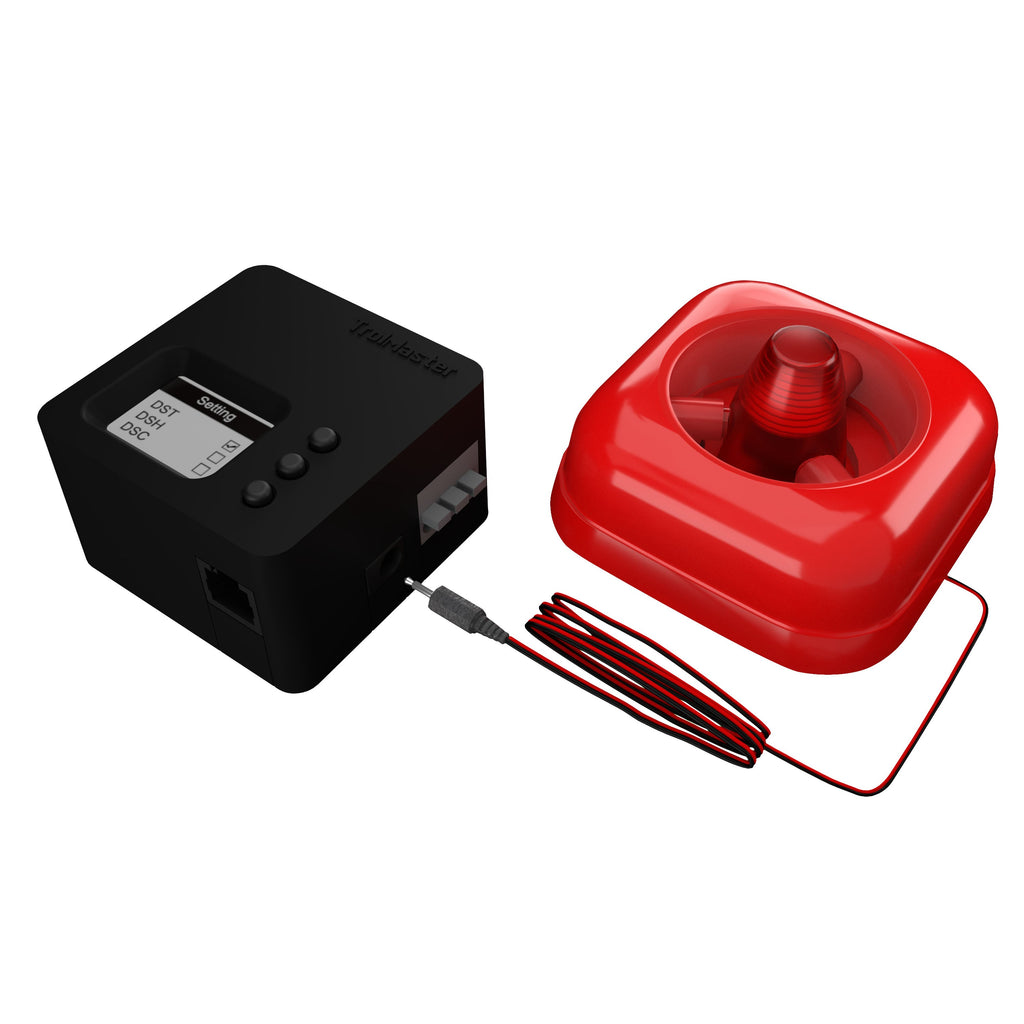 TrolMaster AS-1 CO2 Alarm Station (Audio/Visual) with Cable Set