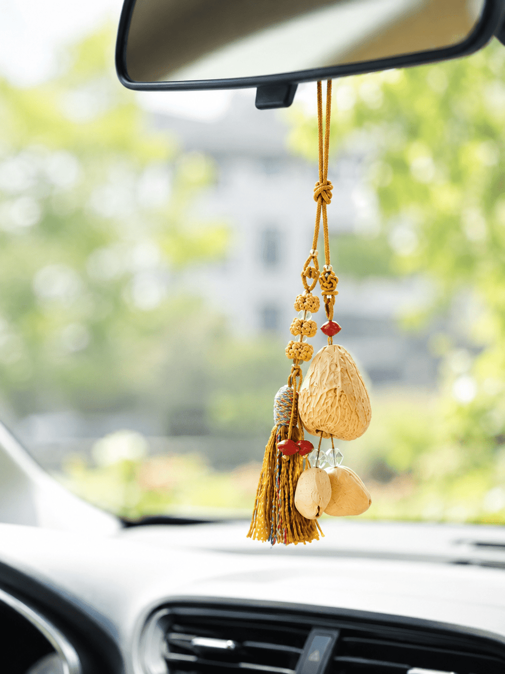 "Indigo Guardian" Tassel Seed Charm