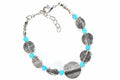Infinity Spiral Charm Bracelet With Golden Butterfly Earrings