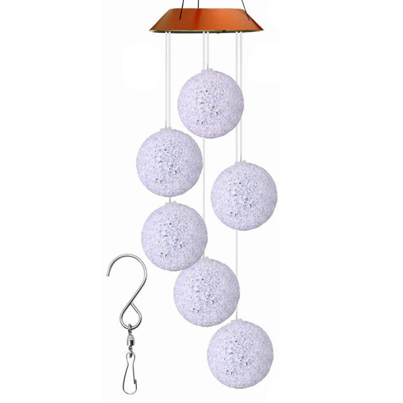 LED Color Changing Wind Chime Outdoor Solar Powered Butterfly Wind Chimes Home Garden Light Solar Butterfly Wind Chime Hanging Decoration Lamp Outdoor For Garden Patio Home Decoration