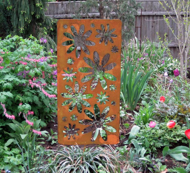 Outdoor Metal Garden Privacy Screen Panels (60” & 72”) – Heavy-Duty Steel for Patio & Fence