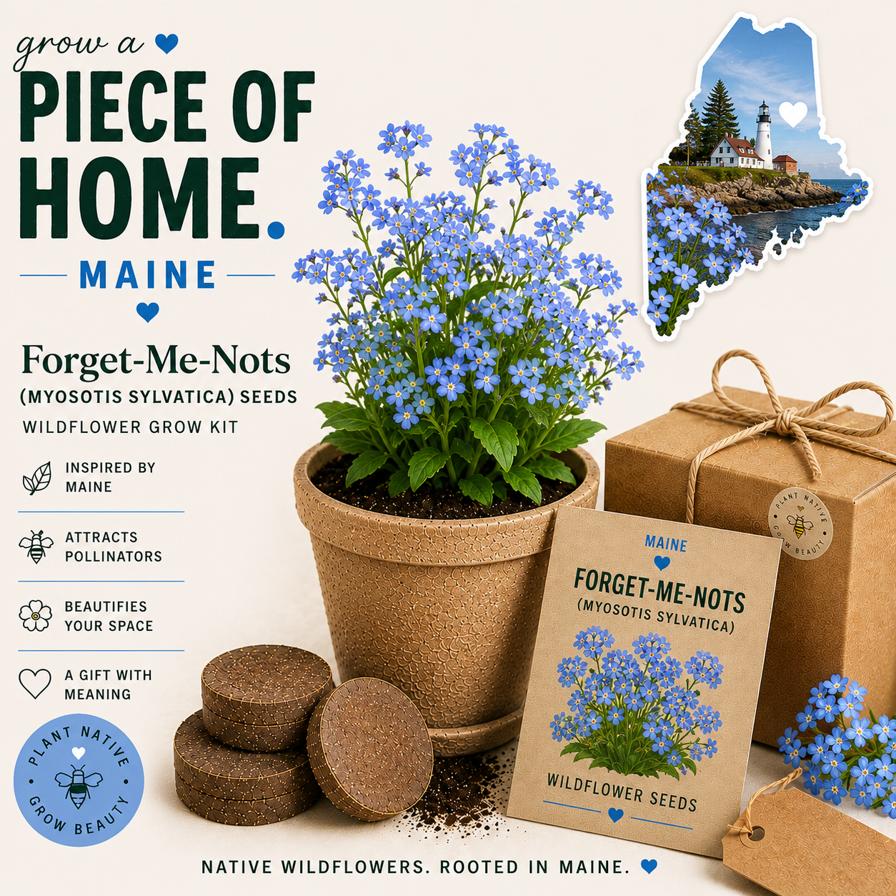 Maine Forget-Me-Not Grow Kit