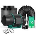 MARS HYDRO IFRESH 6-INCH SMART INLINE DUCT FAN AND CARBON FILTER COMBO VENTILATION FOR GROW TENT