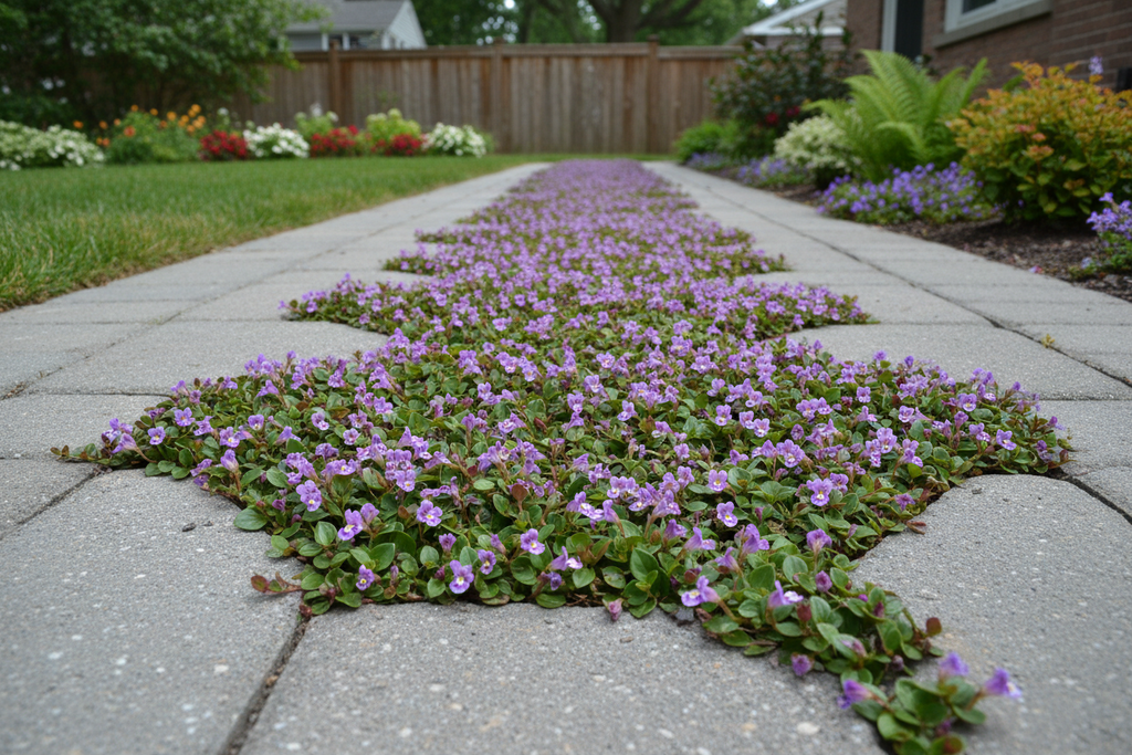 Mazus purple