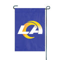 Los Angeles Rams Premium Garden Flag Banner, 12.5x18 Inch, Embroidered Applique, Nylon
