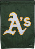 Oakland Athletics A's Premium Garden Flag Banner, Double Sided, Applique Embroidered, 13x18 Inch