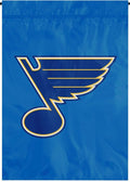 St Louis Blues Premium Garden Flag Banner Applique Embroidered 12.5x18 Inch