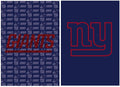 New York Giants Premium Garden Flag Banner, Double Sided, Glitter Style, 13x18 Inch