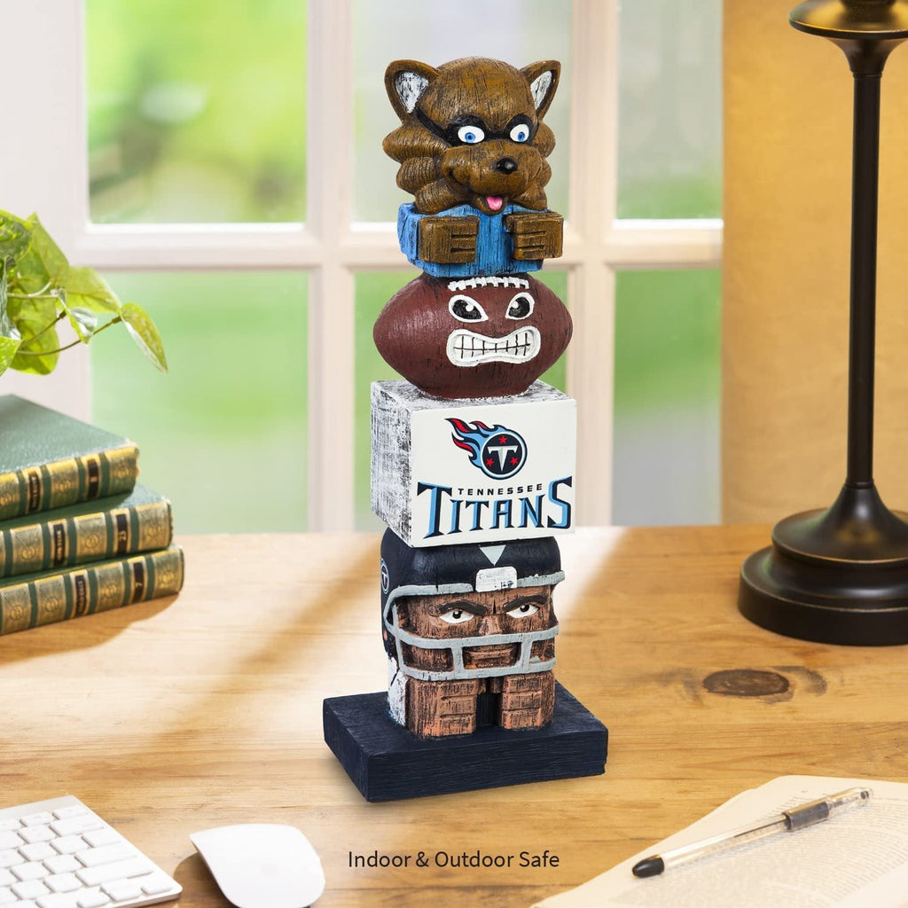 Tennessee Titans 16 Inch Tiki Totem Garden Statue Resin Outdoor Decoration