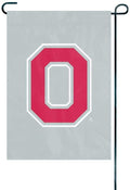 Ohio State University Buckeyes Premium Garden Flag Banner Applique Embroidered 12.5x18 Inch