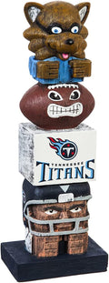 Tennessee Titans 16 Inch Tiki Totem Garden Statue Resin Outdoor Decoration