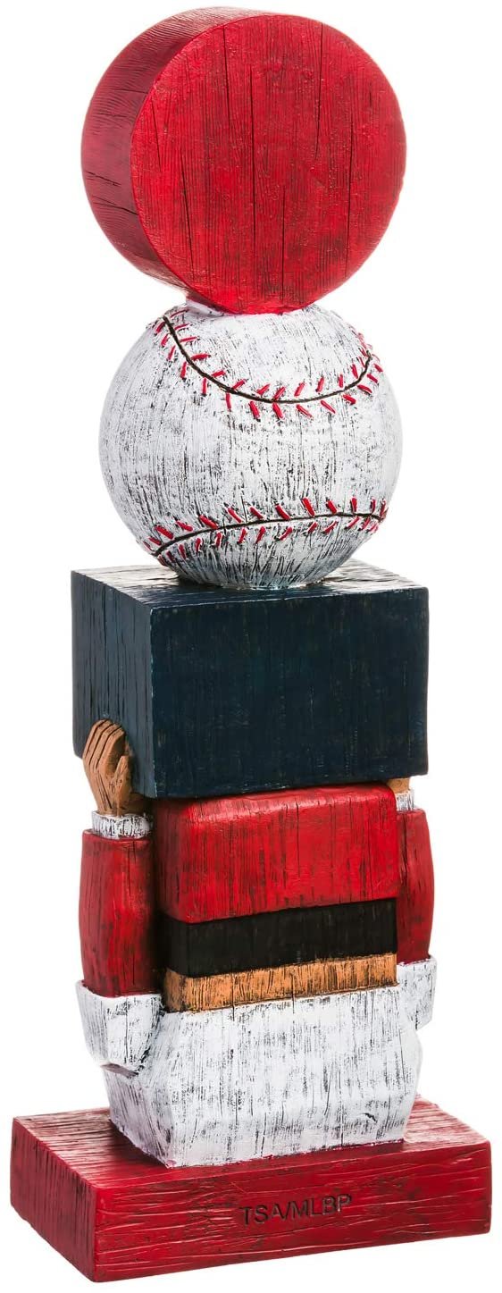 St Louis Cardinals 16 Inch Tiki Totem Pole Outdoor Resin Home Garden Statue Vintage Design Decoration Baseball