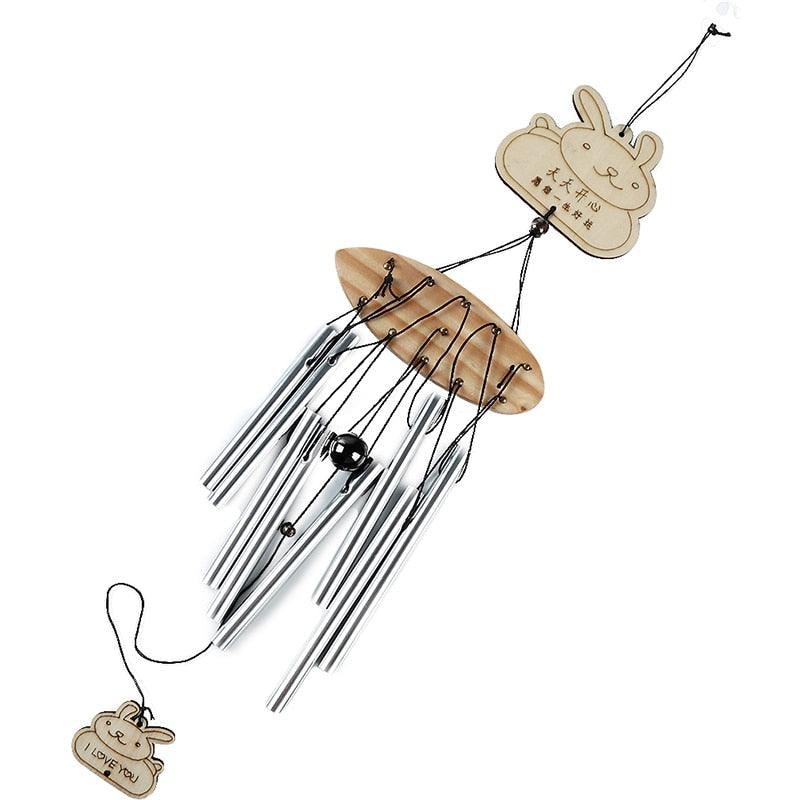 Metal Wind-chimes Outdoor Antique Resonant 8 Tubes Wind Chime Bells Hanging Decoration Living Bed Home Decor Gift Car Outdoor Bell Hanging Decor Wind-chime For Garden Patio Porch Balcony & Gift Yard