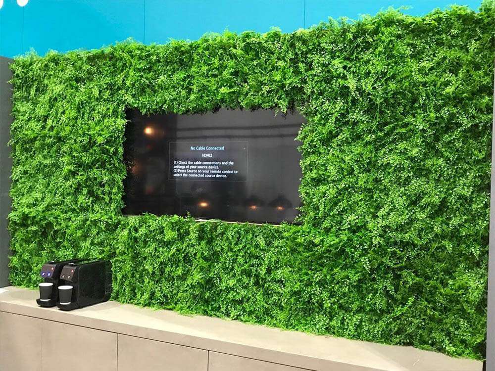 Sample Panel – Lush Fern Green Wall (Small Sample)