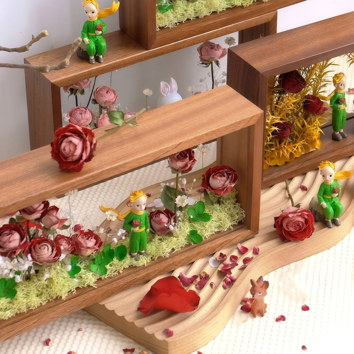"My Unique Rose" Preserved Flower Shadow Box
