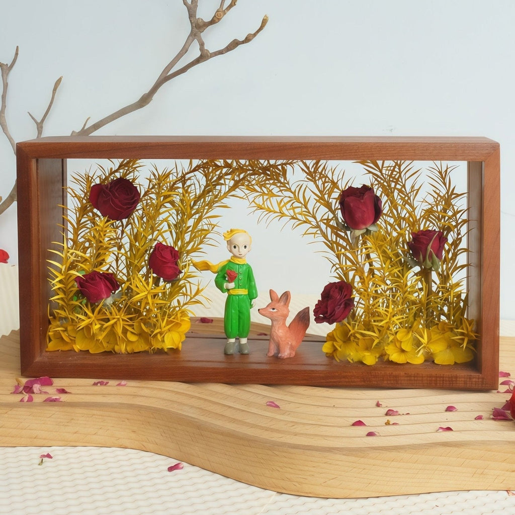 "My Unique Rose" Preserved Flower Shadow Box