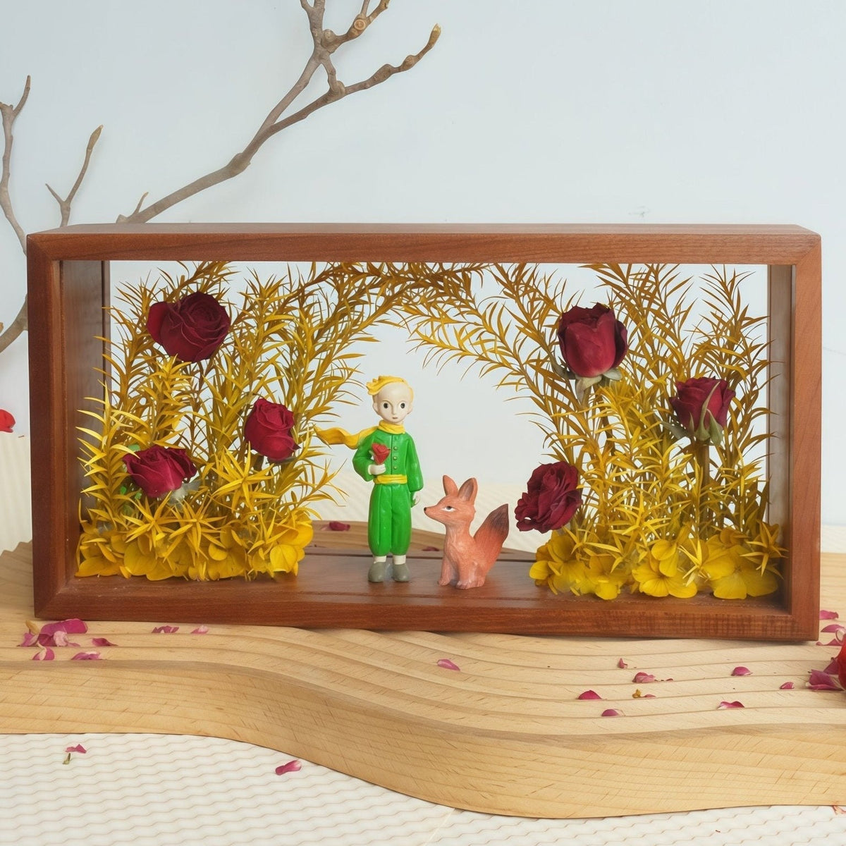 "My Unique Rose" Preserved Flower Shadow Box