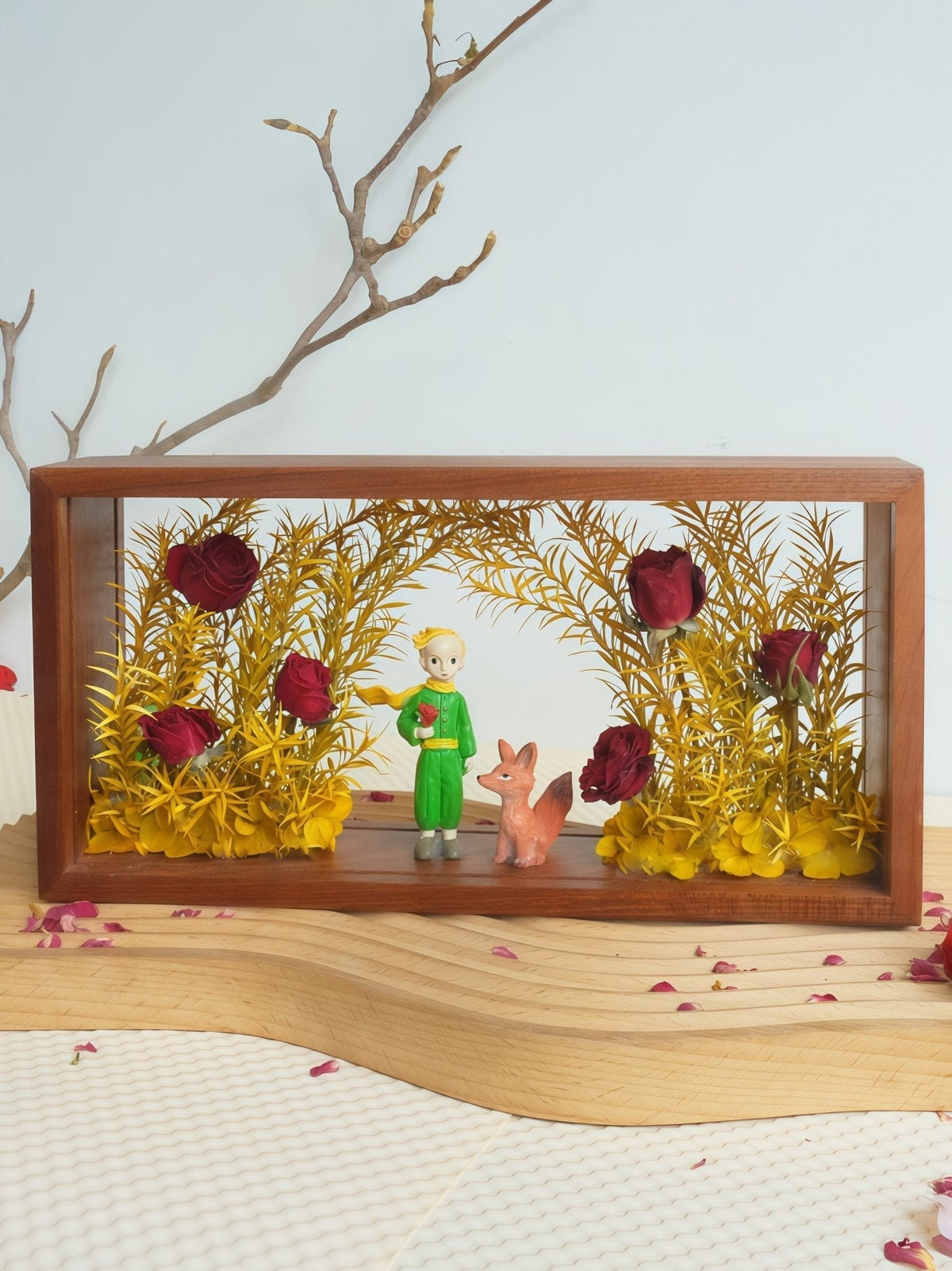 "My Unique Rose" Preserved Flower Shadow Box
