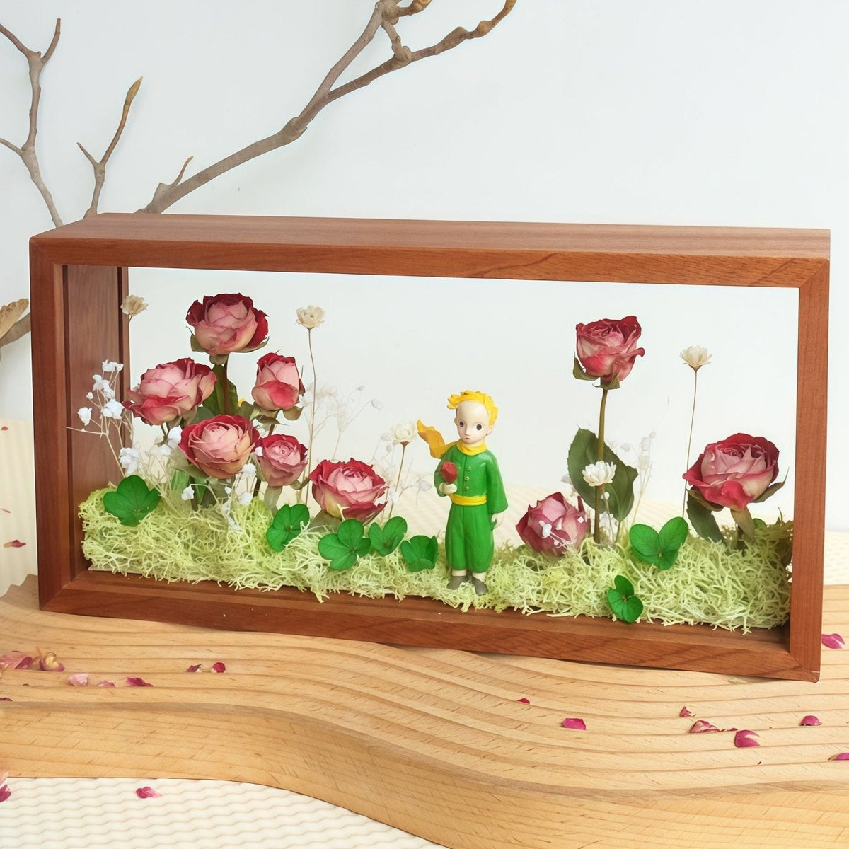 "My Unique Rose" Preserved Flower Shadow Box