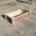 Prefabricated Concrete (GFRC) Garden Bed - Nancy's Garden