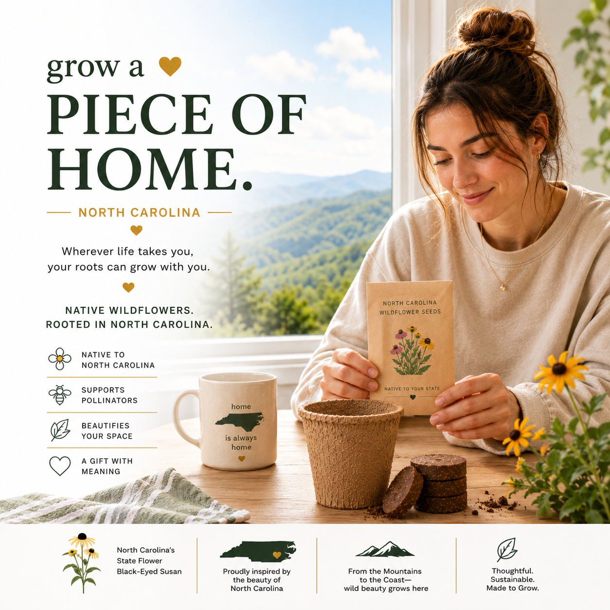 North Carolina Wildflower Grow Kit