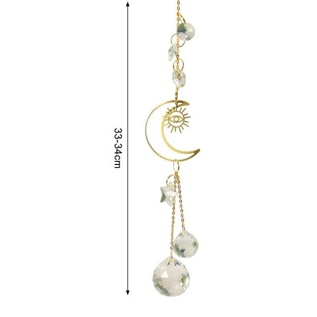 New Crystal Guardian Angel Wing Sun Catcher Angel Crystal Prism Pendant Sun Catcher Windows Outdoor Garden Hanging Decor Gifts Rainbow Collection With Crystal Wind Chimes For Home Garden Hanging Decoration
