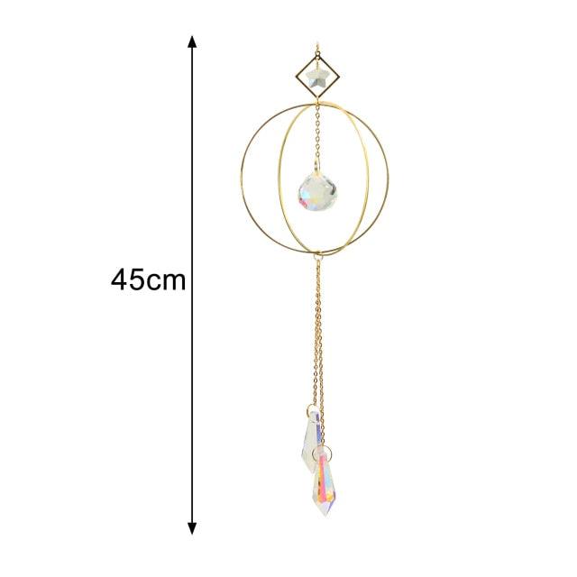 New Crystal Guardian Angel Wing Sun Catcher Angel Crystal Prism Pendant Sun Catcher Windows Outdoor Garden Hanging Decor Gifts Rainbow Collection With Crystal Wind Chimes For Home Garden Hanging Decoration