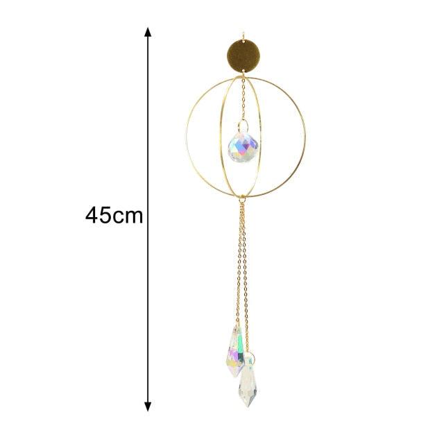 New Crystal Guardian Angel Wing Sun Catcher Angel Crystal Prism Pendant Sun Catcher Windows Outdoor Garden Hanging Decor Gifts Rainbow Collection With Crystal Wind Chimes For Home Garden Hanging Decoration