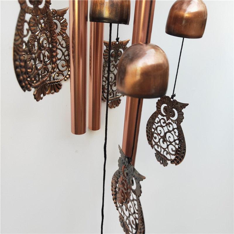 New Design Outdoor butterfly Wind Chimes Yard Garden Tubes Bells Wind Chimes For Outside Butterfly Wind Chimes Outdoor Indoor Decor Deep Tone Memorial Wind Chimes with Hook Smooth Melodic Tones Copper Antique Wind Chime Wall Hanging Home Decoration