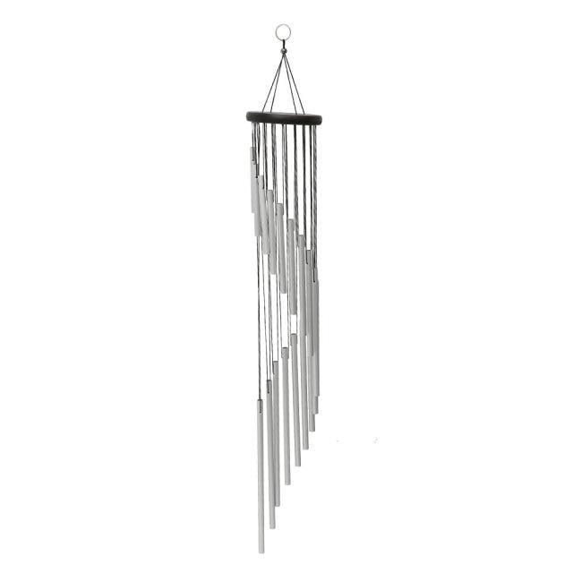 Nordic Wind Chimes Metal Wind Bells Classic Handmade Ornament 18 Tubes Outdoor Wall Hanging Home Decor 90x120cm Handmade Ornament Garden Patio Outdoor Wall Hanging Home Decor