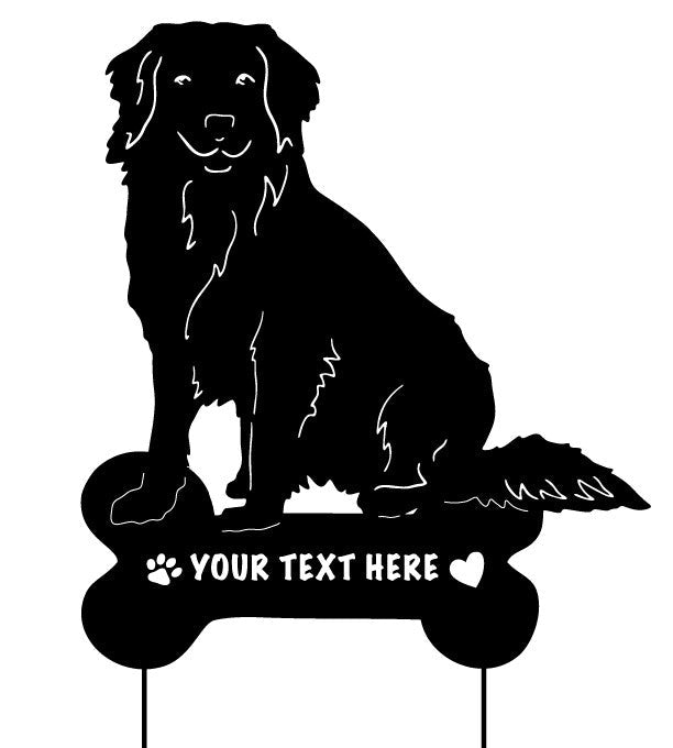 Nova Scotia Duck Tolling Retriever Garden Stake