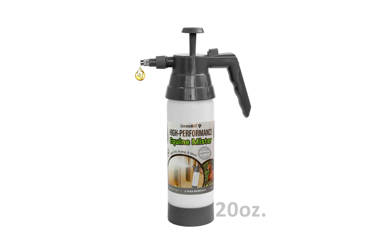 ExtremeMIST® Horse Fly Spray Bottle – Oil-Based Equine Mister with FKM (Viton-Style) Seals