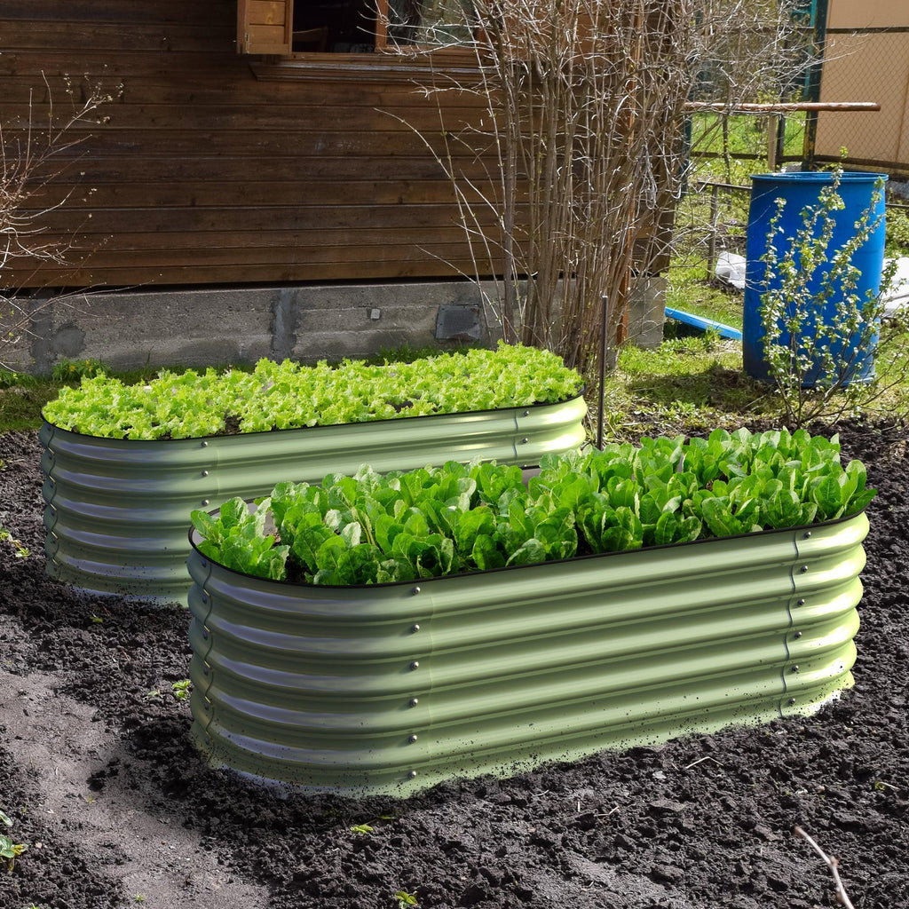 🎉 Olle 4-Style Modular Galvanized Raised Garden Beds [Build 1 of 4 Configurations]