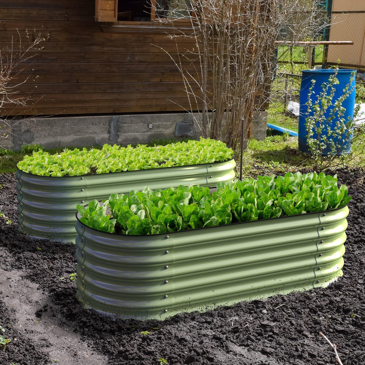 🎉 Olle 4-Style Modular Galvanized Raised Garden Beds [Build 1 of 4 Configurations]